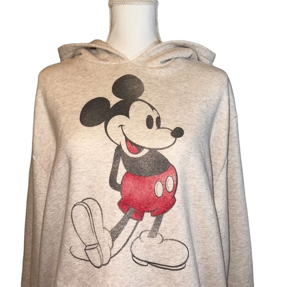 GAP Other - Gap Teen Mickey Hoodie, heathered oatmeal, size 18/20, NWT